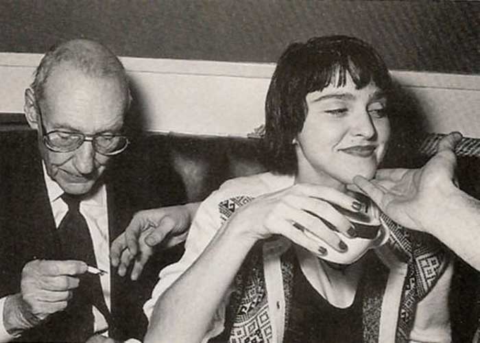 Madonna and William Burroughs at Studio 54