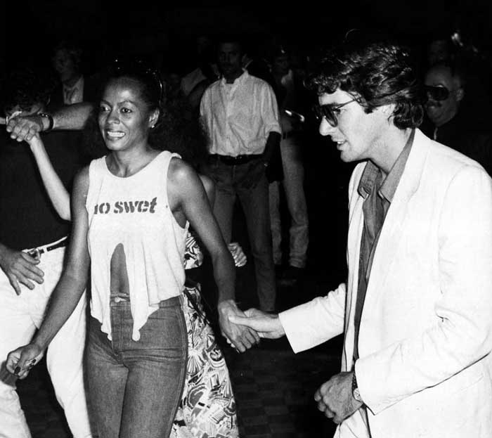 Diana Ross and Richard Gere at Studio 54