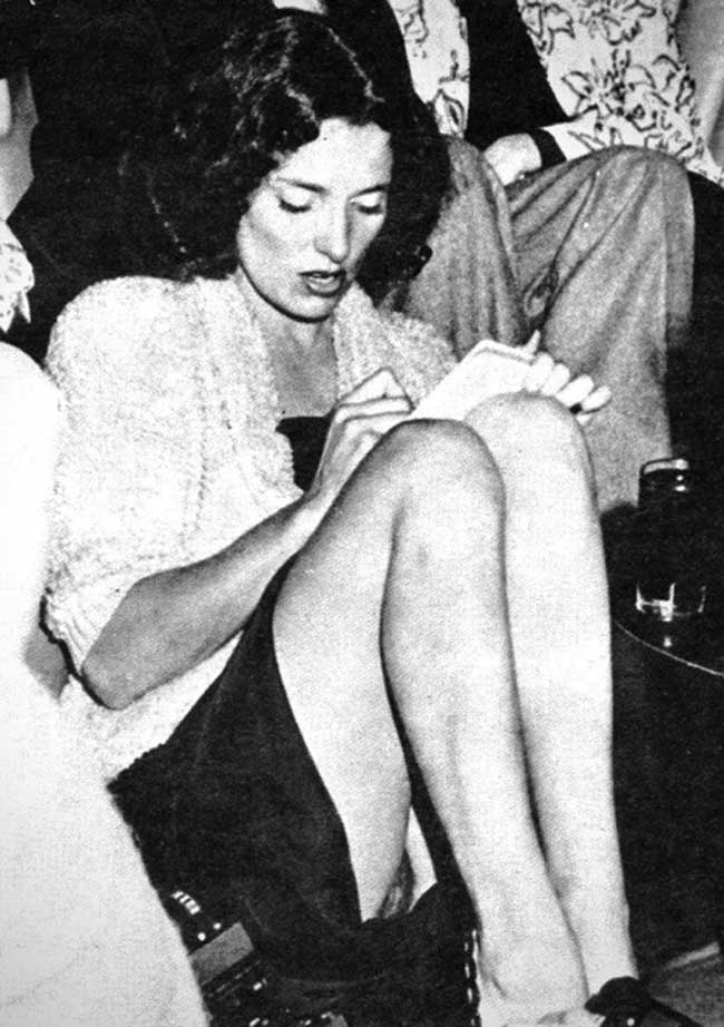 Margaret Trudeau at Studio 54 without panties