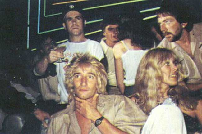 Rod Stewart at Studio 54 (and Elton John too)