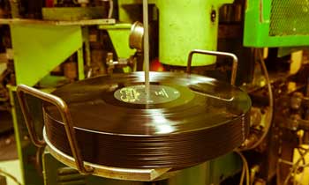 Vinyl discs pressing