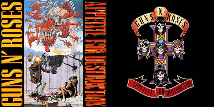 Guns N' Roses - Appetite For Destruction censored and uncensored